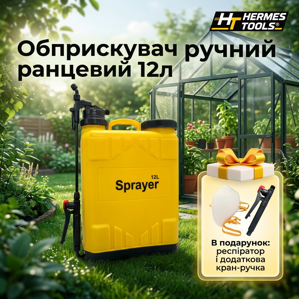 Ранцевий обприскувач 12л
