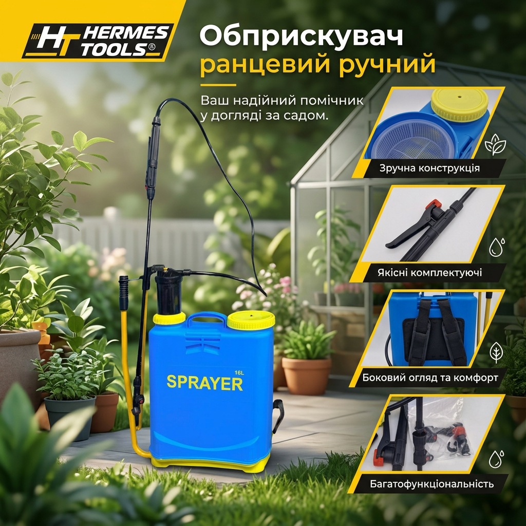Ранцевий ручний обприскувач
